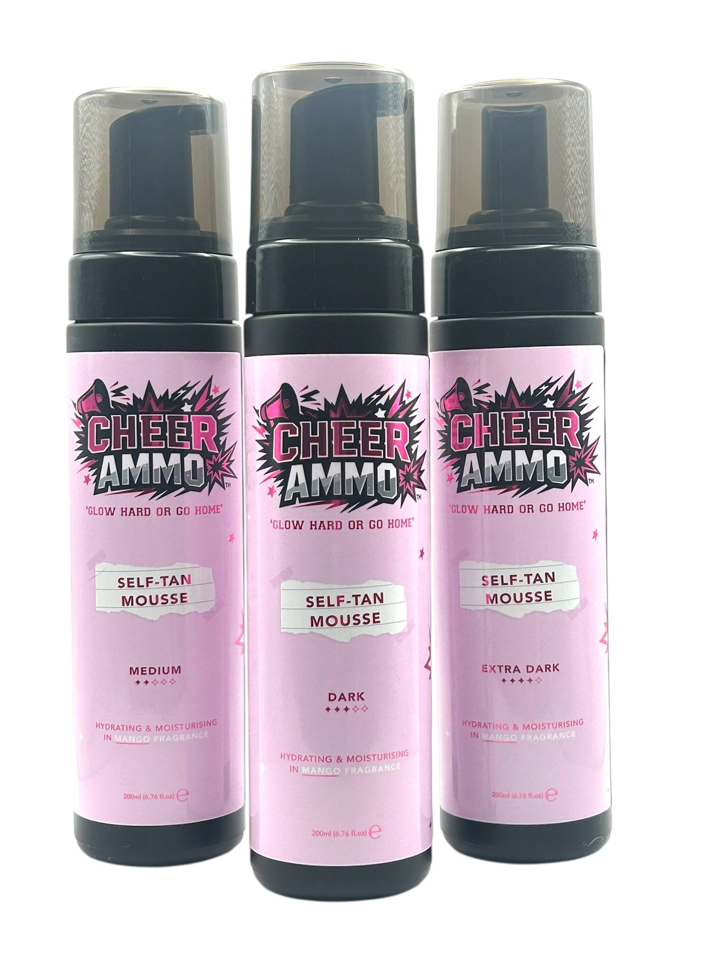 Glow Hard or Go Home self tan mousse - Mango Fragrance